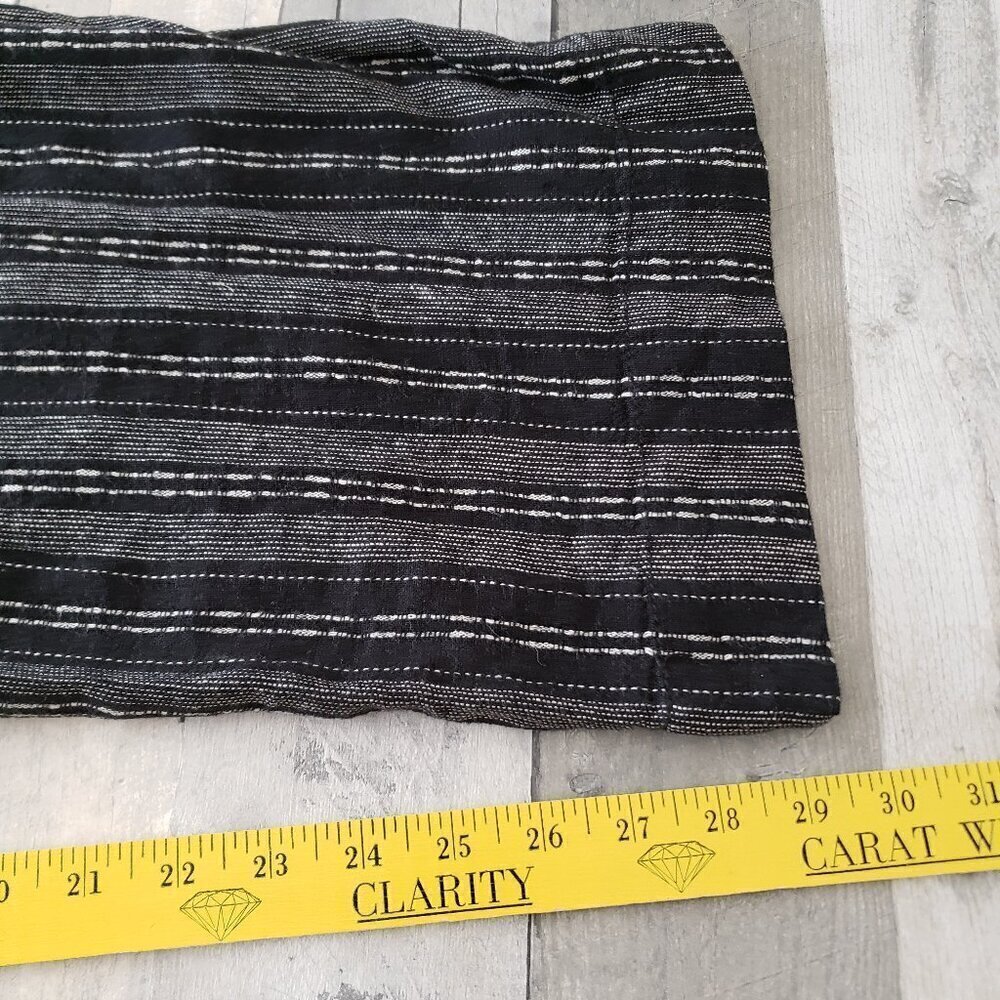 NWT - Briggs Ladies Linen Blend Black and White Pants Black Stripes - Size XL - Picture 11 of 11